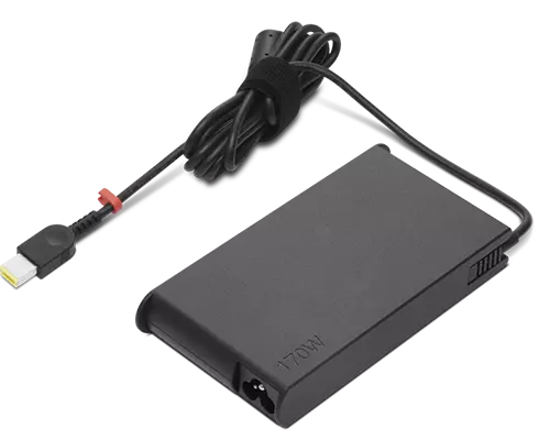 Lenovo ThinkPad 170W Slim AC Adapter with Slim Tip connector for mobile workstation laptops