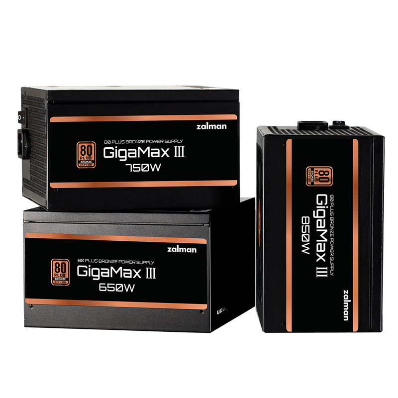 Zalman GigaMax III 750W 80 Plus Bronze Semi Modular ATX PCIe 5.0 Power Supply 5YR Warranty