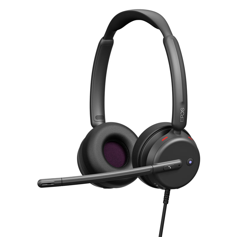 EPOS IMPACT 400 MS UC ANC USB-C USB-A Stereo Headset Teams Certified AI 4-Mic 1001494