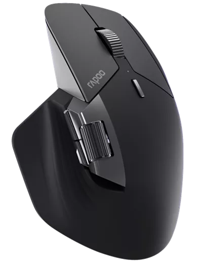 Rapoo M760M Wireless Ergonomic Mouse Bluetooth 5.0 2.4GHz 4000 DPI USB PC Laptop