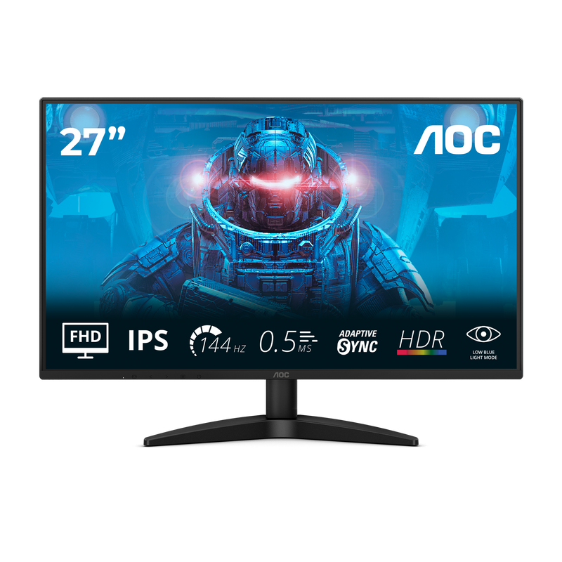 AOC 27B36X 27in IPS FHD 0.5ms 144Hz Monitor DP HDMI HDR10 Adaptive Sync