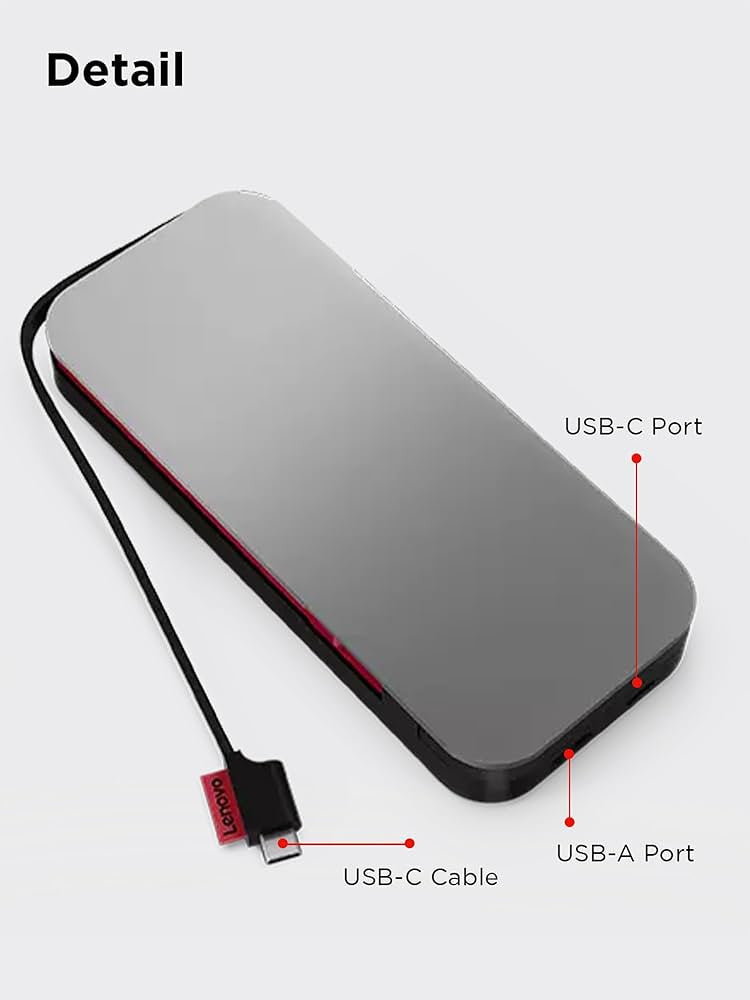 Lenovo Go USB-C Laptop Power Bank (20000mAh) - 40ALLG2WWW