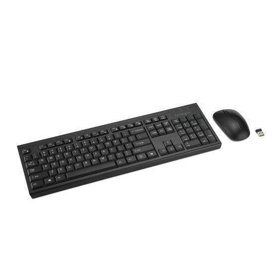 Kensington EQ Wireless Rechargeable Keyboard and Mouse Desktop Set Black