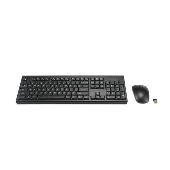 Kensington EQ Wireless Rechargeable Keyboard and Mouse Desktop Set Black