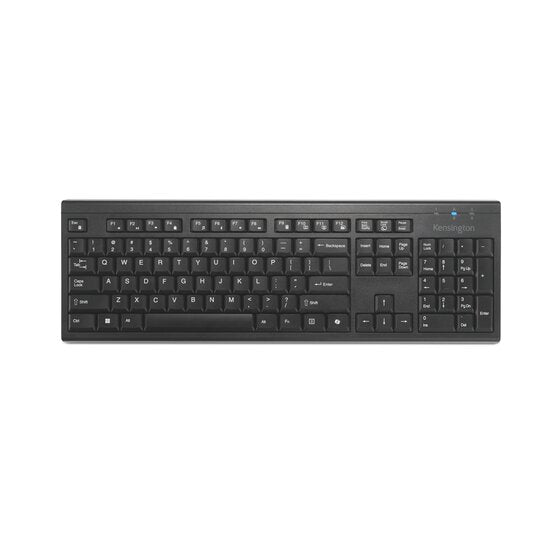 Kensington EQ Wireless Rechargeable Keyboard and Mouse Desktop Set Black