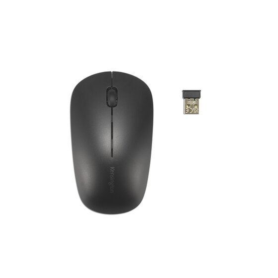 Kensington EQ Wireless Rechargeable Keyboard and Mouse Desktop Set Black