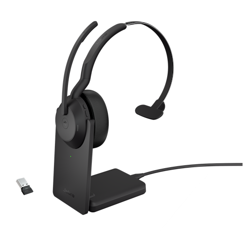 JABRA WIRELESS EVOLVE2 55 MS MONO BLUETOOTH ANC HEADSET, LINK380C, USB-C-25599-899-899