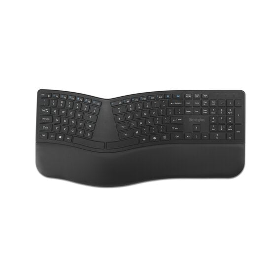 Kensington Pro Fit Ergo KB680 EQ Rechargeable Keyboard Copilot Key Black