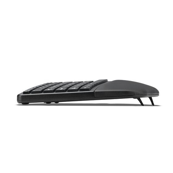 Kensington Pro Fit Ergo KB680 EQ Rechargeable Keyboard Copilot Key Black