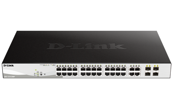 D-LINK DGS-1210-28MP 28-PORT GIGABIT WEBSMART POE SWITCH - DGS-1210-28MP