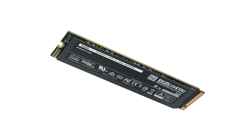 YMTC ZhiTai Ti600 500GB PCIe 4.0 NVMe M.2 SSD 6000MB/s 3000MB/s 5YR