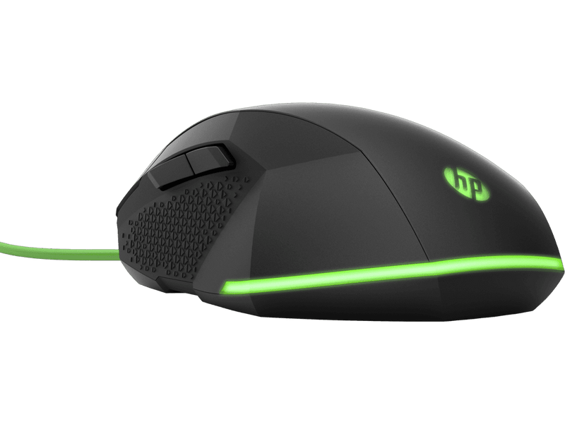 HP Pavilion 200 Gaming Mouse - 3,200 DPI 12 RGB Modes 5 Customizable Buttons Ergonomic Comfort for Laptop PC Mac - 5JS07AA