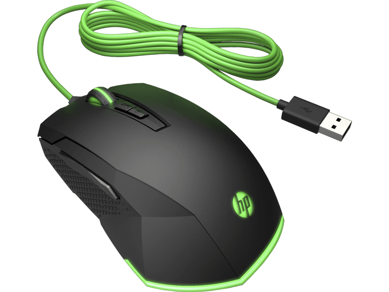 HP Pavilion 200 Gaming Mouse - 3,200 DPI 12 RGB Modes 5 Customizable Buttons Ergonomic Comfort for Laptop PC Mac - 5JS07AA