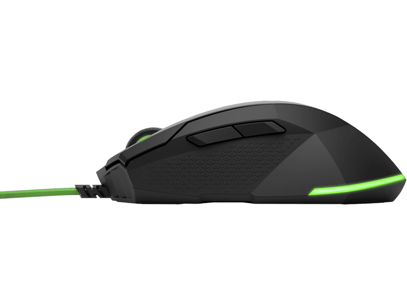 HP Pavilion 200 Gaming Mouse - 3,200 DPI 12 RGB Modes 5 Customizable Buttons Ergonomic Comfort for Laptop PC Mac - 5JS07AA