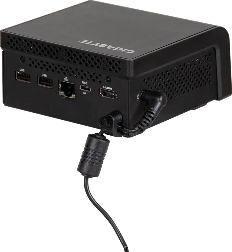 Gigabyte N150 Mini PC Barebone DDR5 M.2 2280 2.5in SSD HDD Intel N150