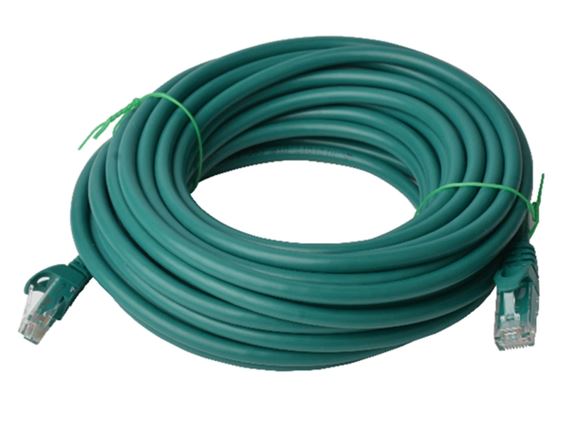 8Ware CAT6 20m Green RJ45 Ethernet LAN Cable UTP Patch Cord Premium Copper