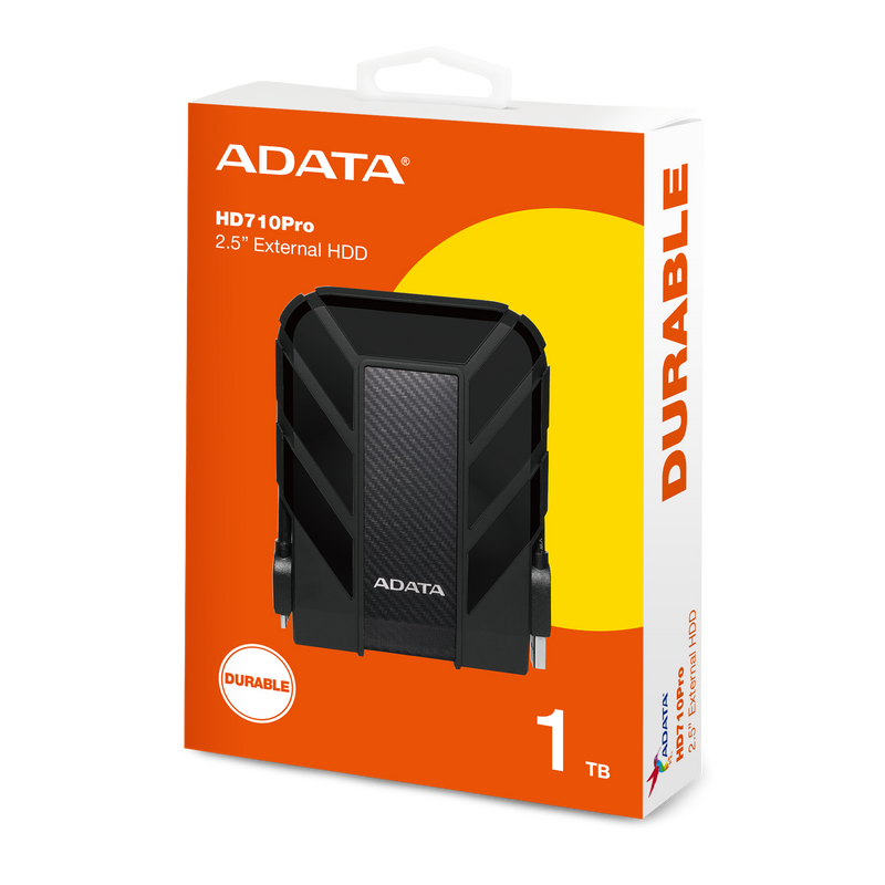ADATA HD710 Pro 1TB External Hard Drive USB 3.2 Gen 1 Black AHD710P-1TU31-CBK