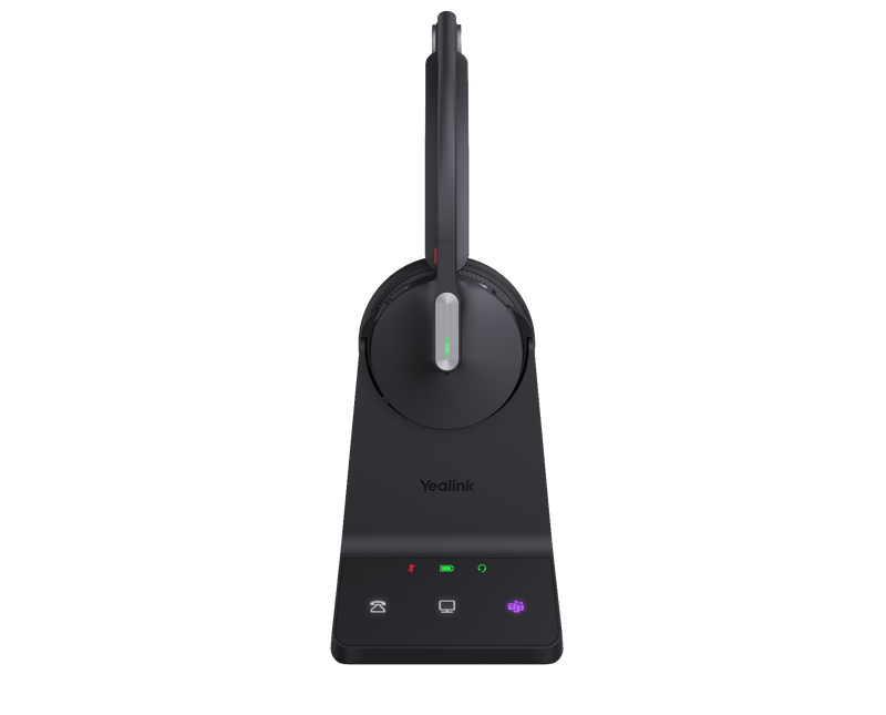 Yealink WH64 MS Bluetooth DECT Mono Headset with Base Station Noise Cancellation Busylight