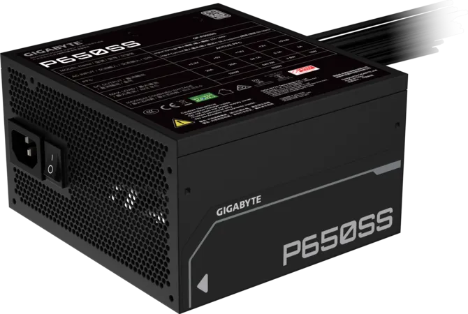 Gigabyte GP-P650SS 650W 80 Plus Silver ATX 3.0 Power Supply 120mm FDB Fan