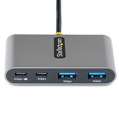 STARTECH 0.3M, USB-C HUB, 100W, USB(2), USB-C(2), 5GBPS, 2YR - 5G2A2CPDB-USB-C-HUB