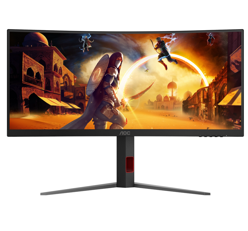 34in VA Ultrawide WQHD Gaming Monitor 1ms 180Hz Adaptive Sync Curved AOC CU34G4