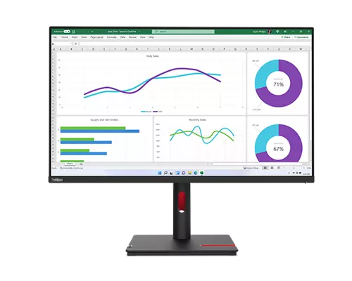 LENOVO T32H-30 31.5" WLED IPS QHD (16:9), HDMI, DP, USBC, USB(4), PIVOT, H/ADJ, 3YR - 63D3GAR1AU