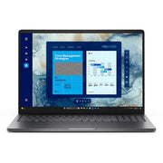 Front view of the Dell Pro 16 PC16250 Laptop and the keyboard visible.