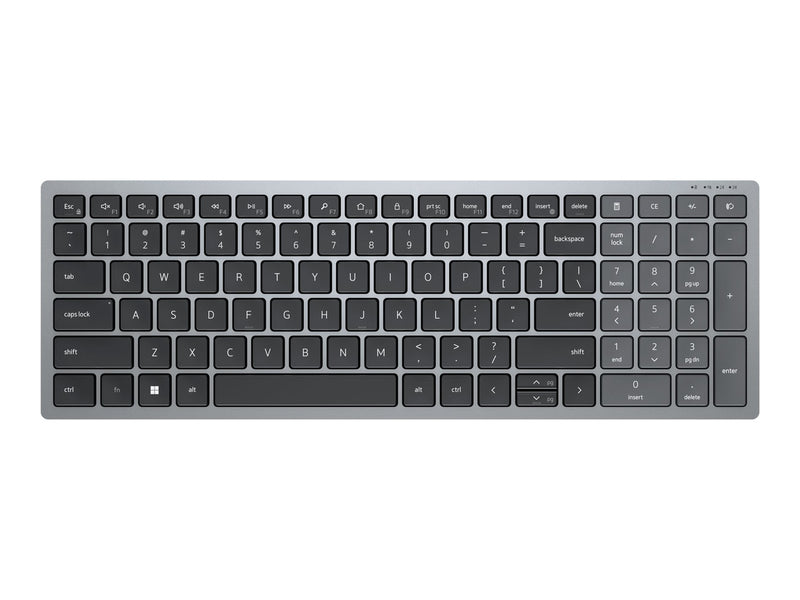 DELL COMPACT MULTI-DEVICE WIRELESS KEYBOARD (US ENGLISH) - KB740 - RETAIL PACKAGING - 580-AKQD