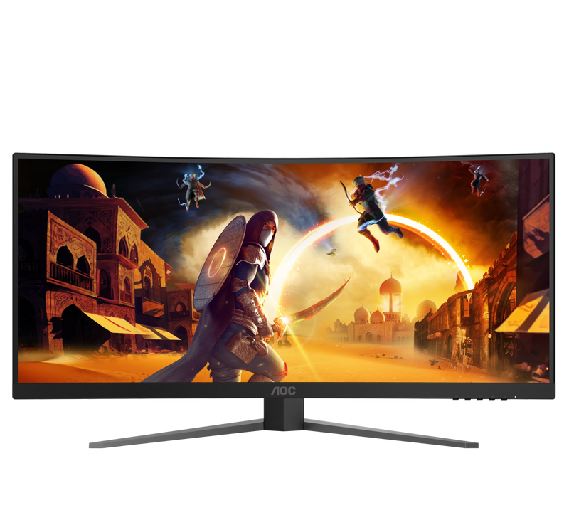 34in VA Ultrawide WQHD Gaming Monitor 1ms 180Hz Adaptive Sync Curved AOC CU34G4