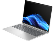 Off center shot of the front of the HP EliteBook 6 G1i Laptop.