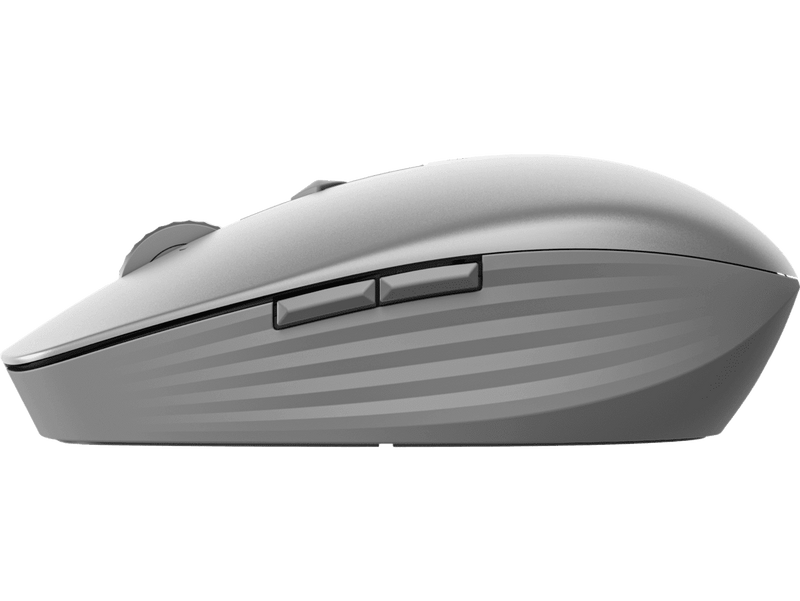 HP 710 Rechargeable Silent Bluetooth Mouse 2.4GHz Bluetooth 5.3 6 Button Silver 6E6F1AA