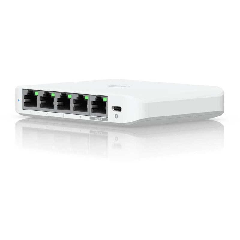 Ubiquiti Flex Mini 2.5G 5 Port Gigabit Switch 4x 2.5GbE PoE Input