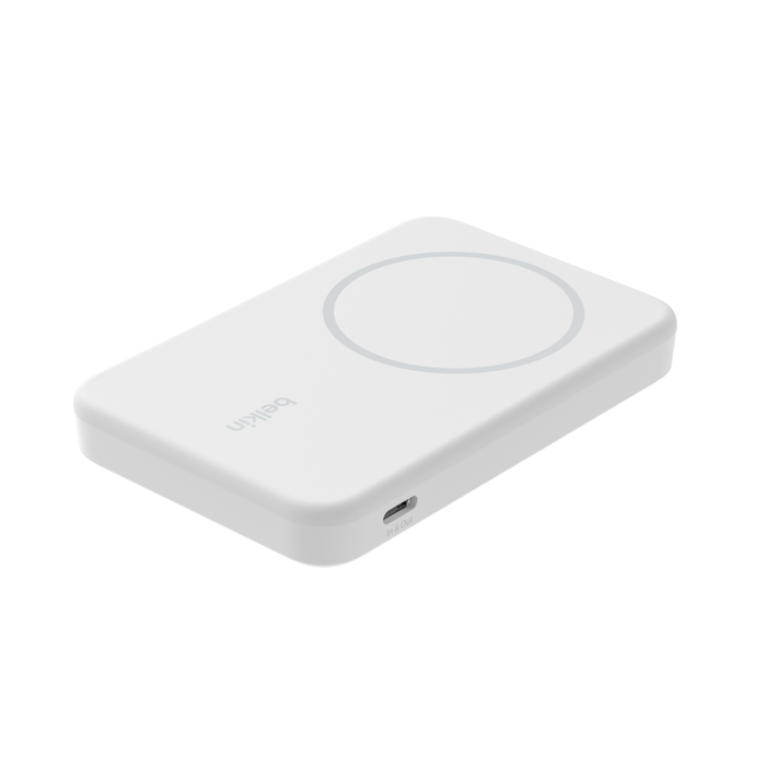 Belkin 5000 MAH POWER BANK, MAGNETIC, WHITE