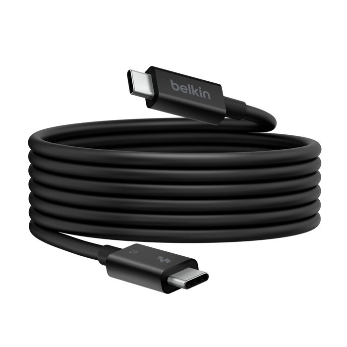 Belkin USB‑C Thunderbolt 5 Cable 1m 120Gbps 8K 4K USB‑C to USB‑C Black