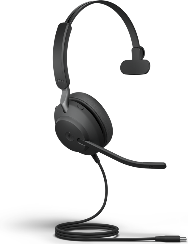 JABRA CORDED EVOLVE2 40 SE UC MONO HEADSET, USB-C-24189-889-899