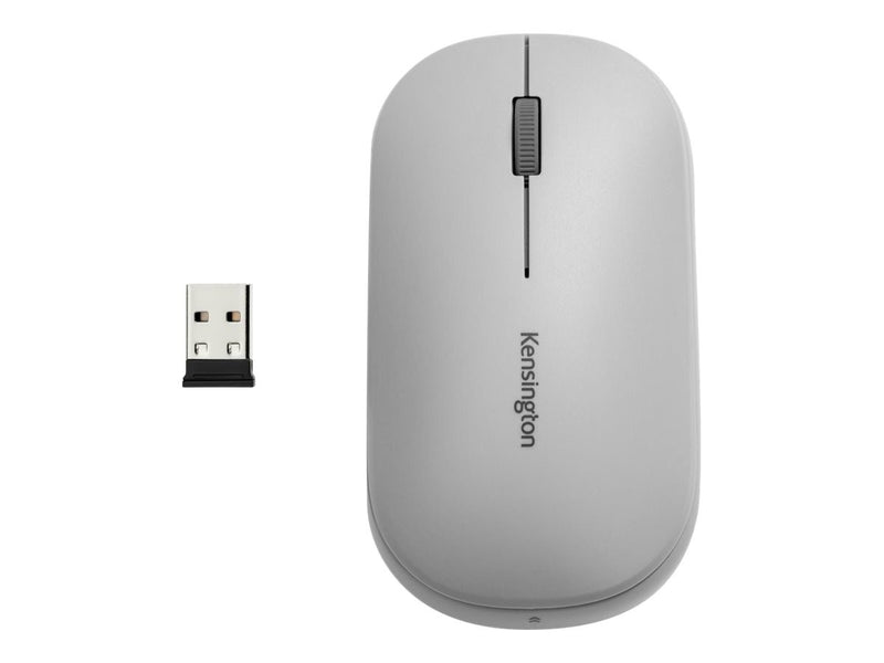 KENSINGTON SURETRACK WIRELESS AND BLUETOOTH MOUSE, DUAL CONNECT - GREY - K75351WW