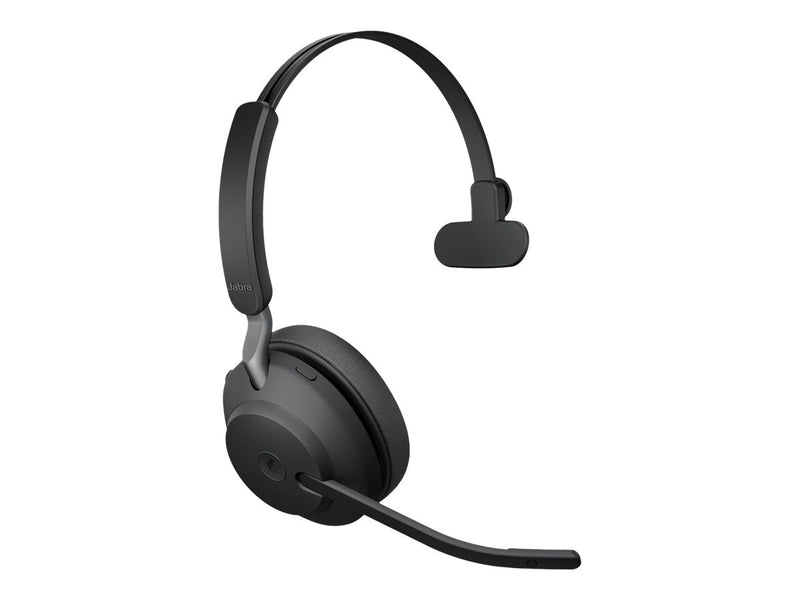 JABRA WIRELESS EVOLVE2 65 MS MONO BLUETOOTH HEADSET W/CHARGING STAND + LINK 380A BT,USB-A-26599-899-989
