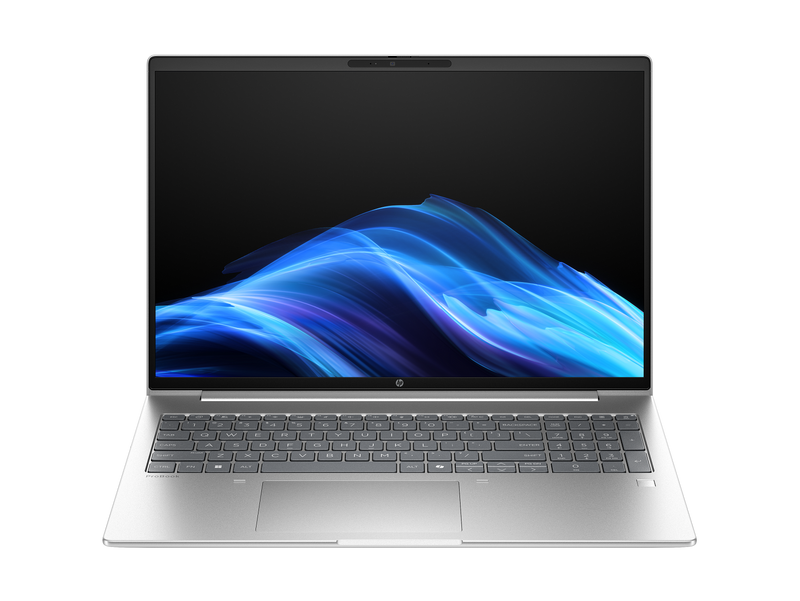 Front view of the HP ProBook 4 G1i 16-inch Notebook AI PC.