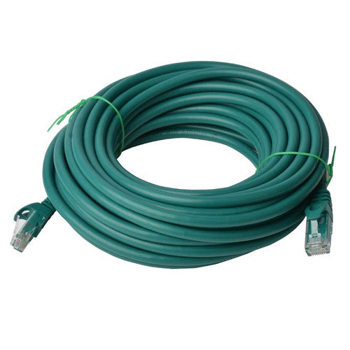 8Ware CAT6A Cable 20m - Green Color RJ45 Ethernet