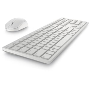 Dell KM5221W Wireless Keyboard and Mouse White RF 4000 DPI US English