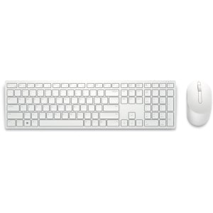 Dell KM5221W Wireless Keyboard and Mouse White RF 4000 DPI US English