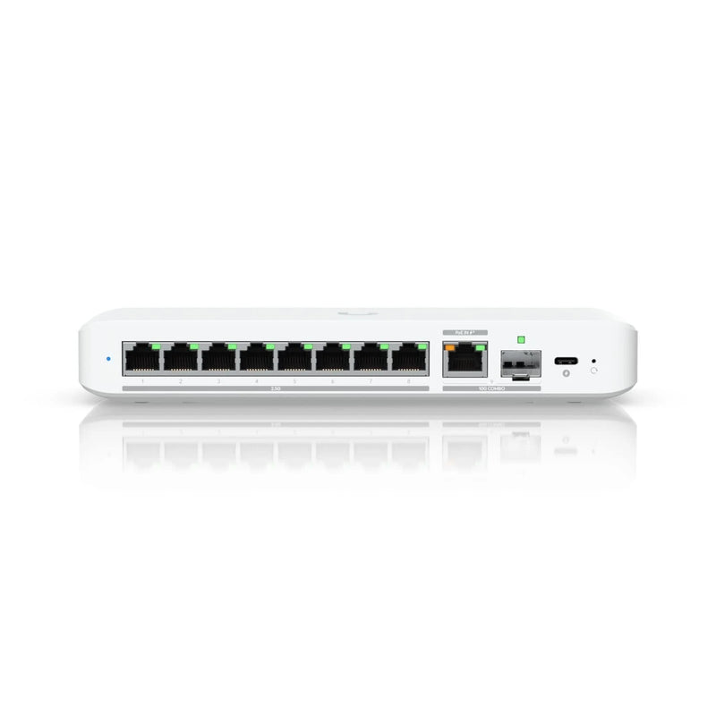 Ubiquiti Flex 2.5G PoE 8 Port 2.5GbE PoE++ Switch 10GbE Uplink