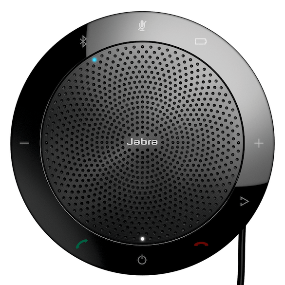 JABRA SPEAK 510+ UC SPEAKER, OMNI DIRECTION MIC,USB-A + BLUETOOTH + LINK 370 DONGLE (7510-409)