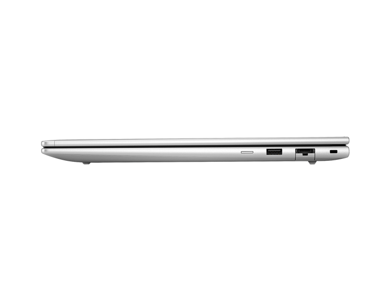 Profile view of the left side of the HP EliteBook.