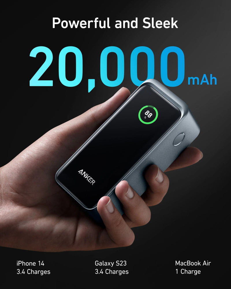 ANKER PRIME 20K 200W POWER BANK (BLACK) - A1336011