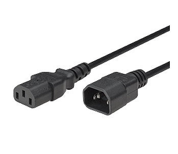 Astrotek Power Cable 2m - Male to Female Monitor to PC