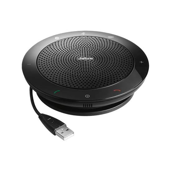 JABRA SPEAK 510+ MS SPEAKER, OMNI DIRECTION MIC,USB-A + BLUETOOTH + LINK 370 DONGLE (7510-309)