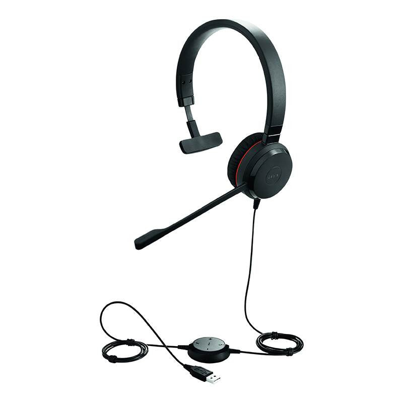 JABRA CORDED EVOLVE 20 MS MONO SE HEADSET,USB-A (4993-823-309)