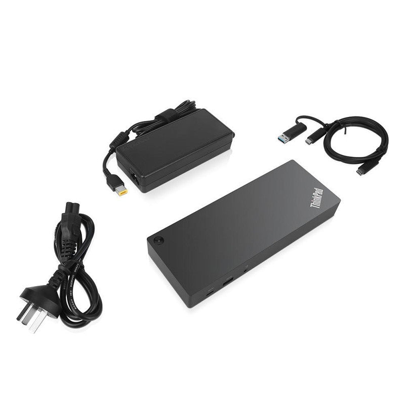LENOVO THINKPAD HYBRID USB-C WITH USB-A DOCK DP(2), HDMI(2),MI, LAN, USB-C(1), USB(5), 90W - 40AF0135AU