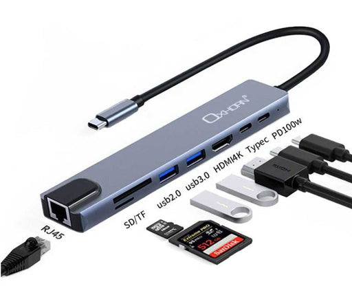 8 in 1 USB-C Hub